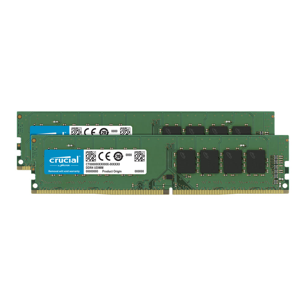 Crucial 64GB (2x32GB) DDR4-3200 UDIMM Memory
