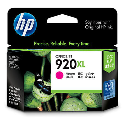 HP 920XL Magenta Ink Cartridge for OJ6000, 6500