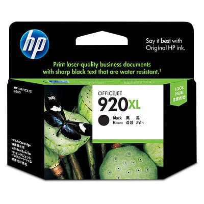 HP 920Xl Black Ink 1,200 Page Yield
