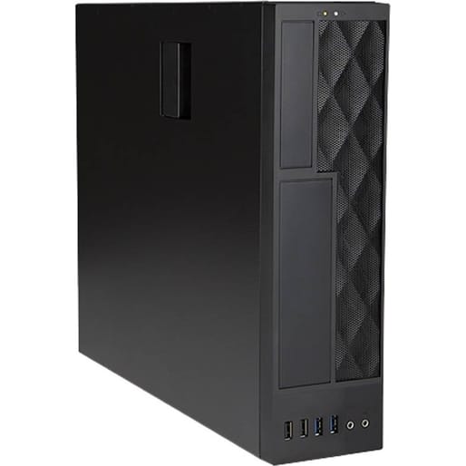 InWin CE052 Micro-ATX SFF Slim Case With 300W Power Supply - Black