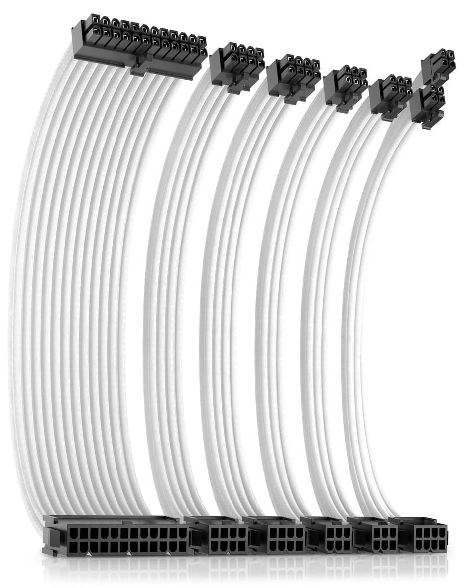 Antec Adjustable CIP4 Bracket and Cable Kit - White