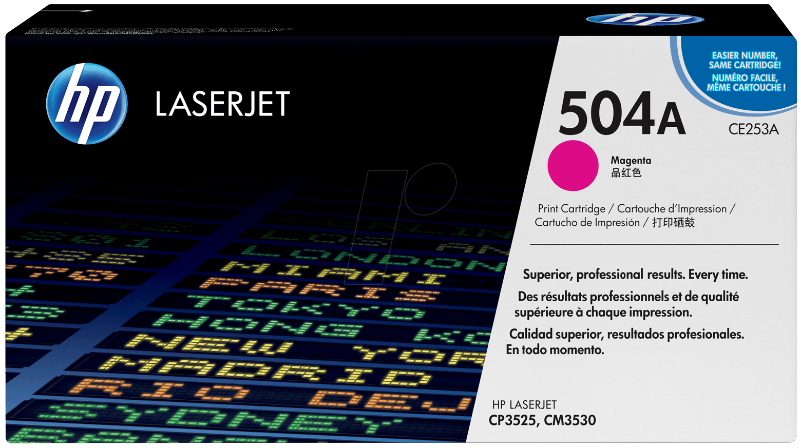 HP Ce253A Magenta Toner 7,000 Page Yield