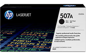 HP 507A Black Toner 5,500 Page Yield