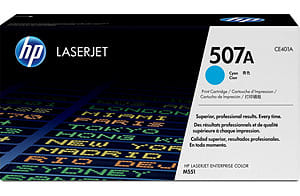 HP 507A Cyan Toner 6,000 Page Yield