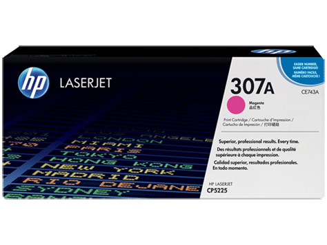 HP 307A Magenta Toner 7,300 Page Yield