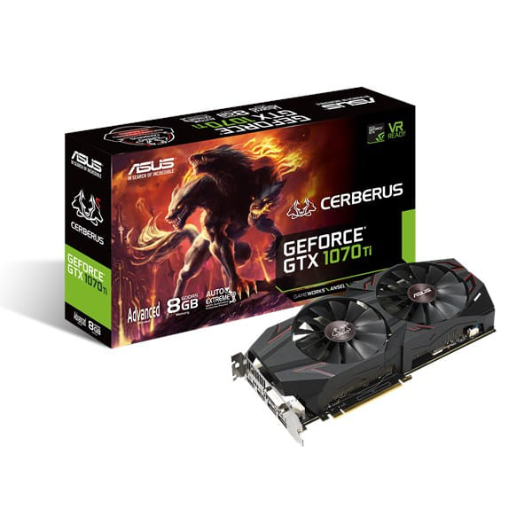 Asus Cerberus GeForce GTX 1070 Ti 8GB GDDR5 Gaming