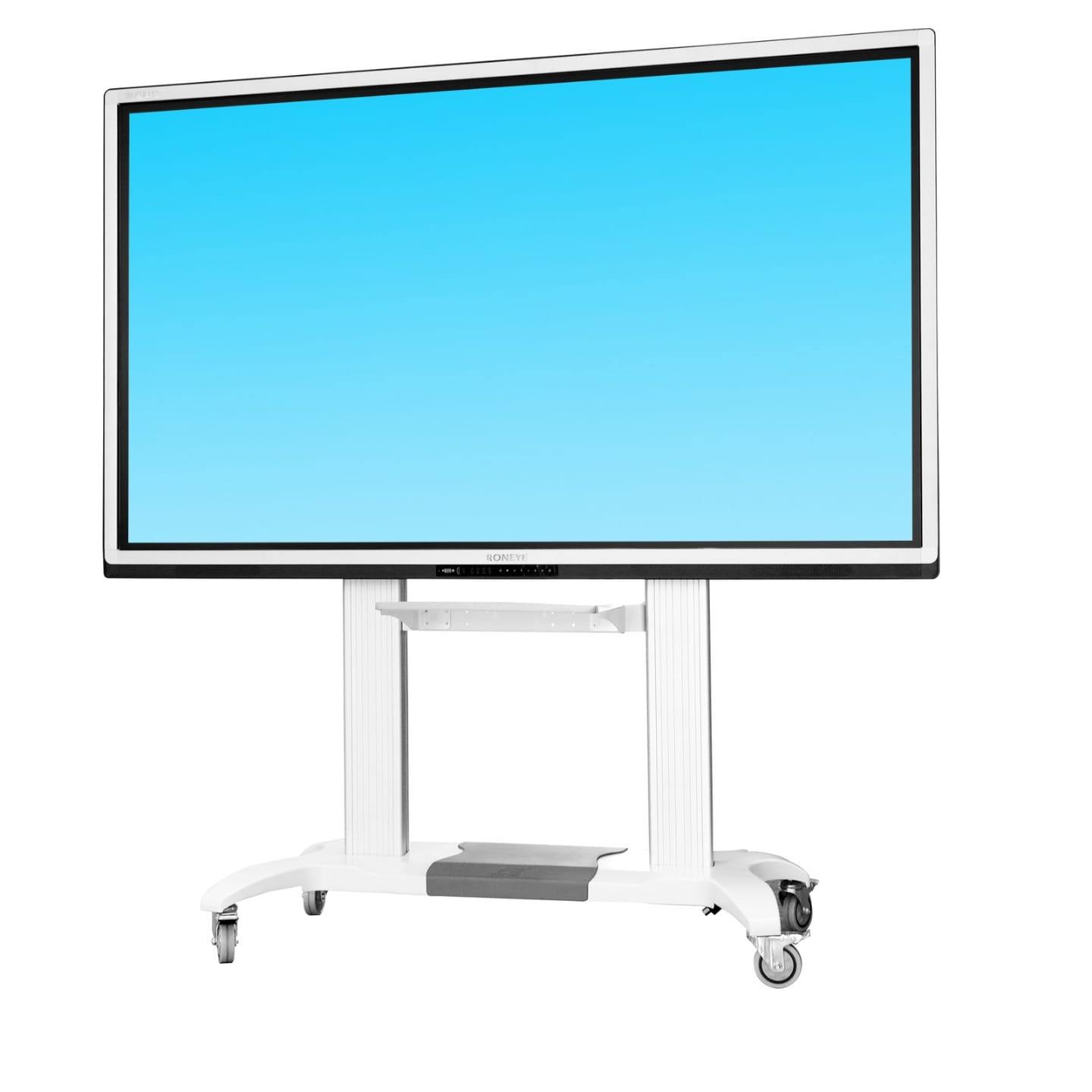 North Bayou Duty Mobile TV Stand CF 100 - White/Silver