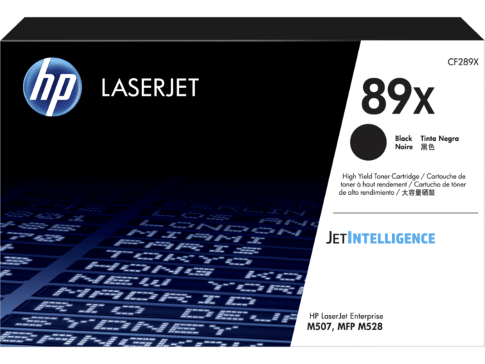 HP 89X Black Toner Cartridge