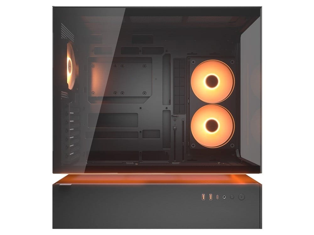 Cougar CFV235 ATX Mid Tower Central Floating Ventilation Case - Black