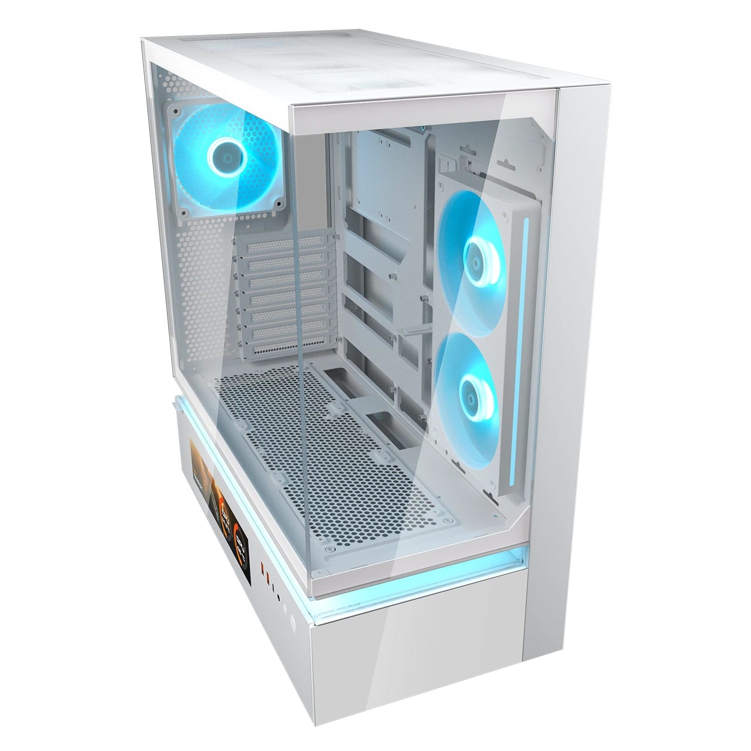 Cougar CFV235 Vision White ATX Mid Tower Central Floating Ventilation Case