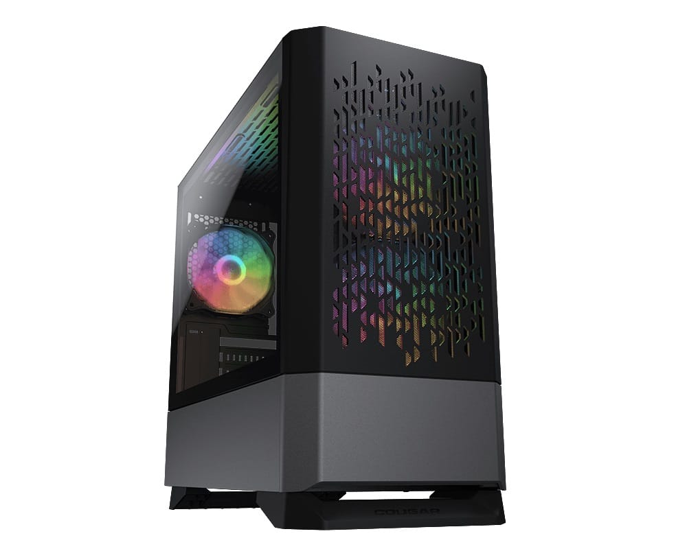 Cougar MG140 Air RGB Micro-ATX MiniTower Case - Black