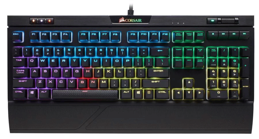 Corsair STRAFE RGB MK.2 Mechanical Gaming Keyboard - CHERRY MX Silent
