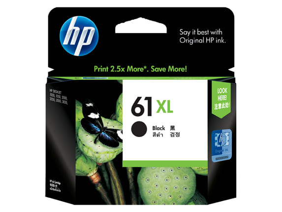 HP 61Xl Black Ink 480 Page Yield