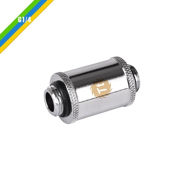 Thermaltake Pacific G1/4 Male to Male 30mm Extender – Chrome