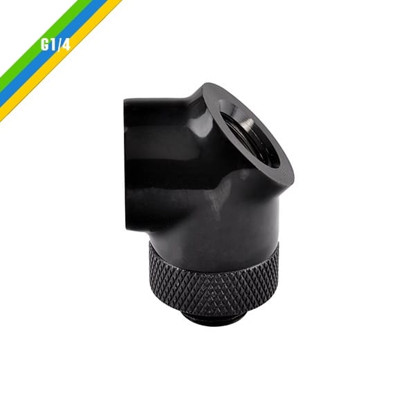 Thermaltake Pacific G1/4 45 Degree Adapter – Black