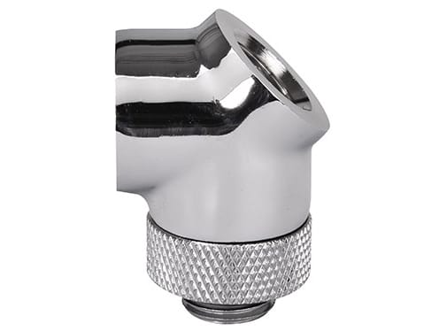 Thermaltake Pacific G1/4 45 Degree Adapter – Chrome