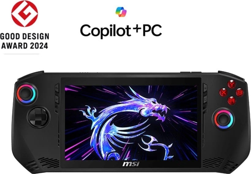 (Refurbished) MSI Claw 7 AI+ A2VM Copilot+ PC 7" Touchscreen FHD Gaming Console, Ultra 7-258V, 512GB SSD, Windows 11 Home