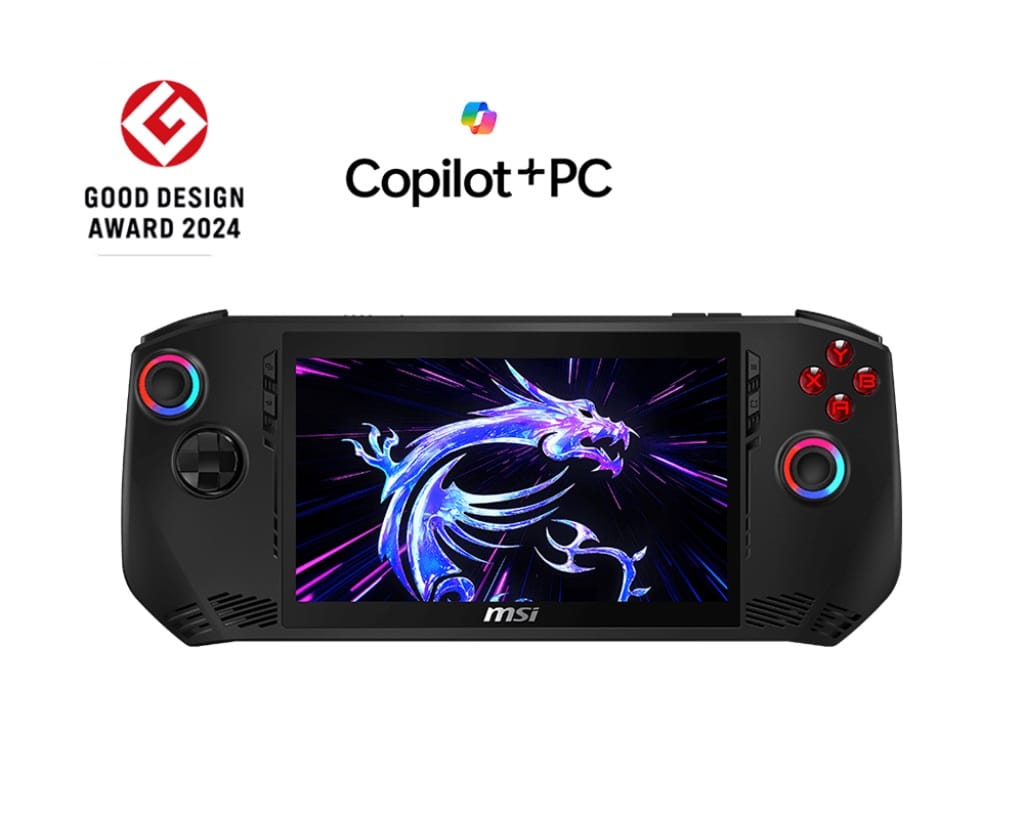 MSI Claw 7 AI+ A2VM Copilot+ PC 7" Touchscreen FHD Gaming Console, Ultra 7-258V, 512GB SSD, Windows 11 Home