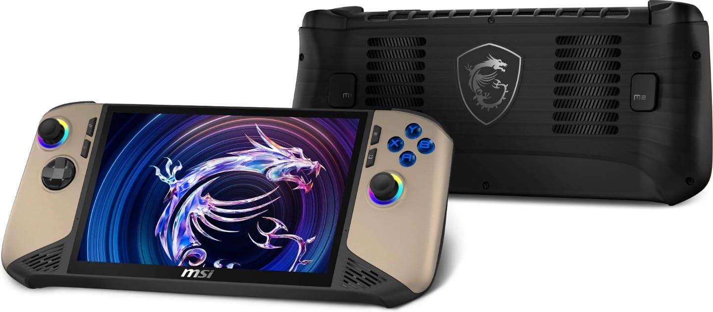 (Refurbished) MSI Claw 8 AI+ A2VM Copilot+ 8" 120Hz VRR Touch Portable Gaming Console with Intel Ultra 7 258V 32GB 1TB SSD Win11 80Wh Battery 