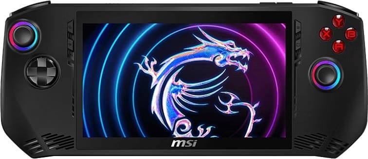 MSI Claw A1M 7" FHD Gaming Console, Ultra 7 155H, 16GB RAM, 2TB SSD, Windows 11 Home - Black