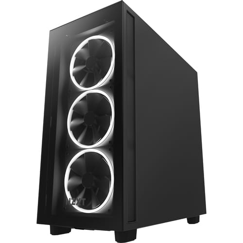 NZXT H7 V1 2022 Elite ATX Mid Tower Chassis All Black