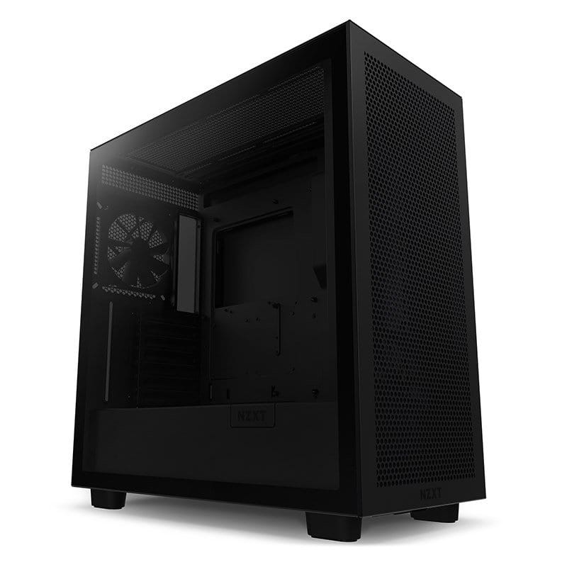 NZXT H7 V1 Flow Tempered Glass Mid-Tower E-ATX Case - Black
