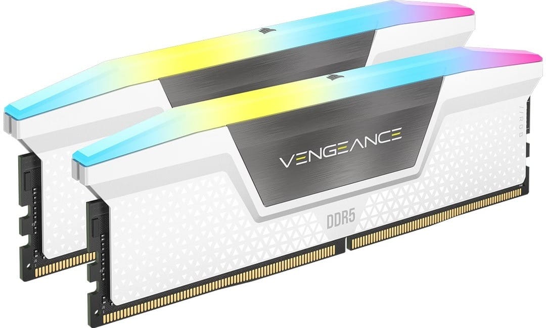 (Open Box) Corsair Vengeance RGB 32GB (2x16GB) DDR5-6000 RAM White