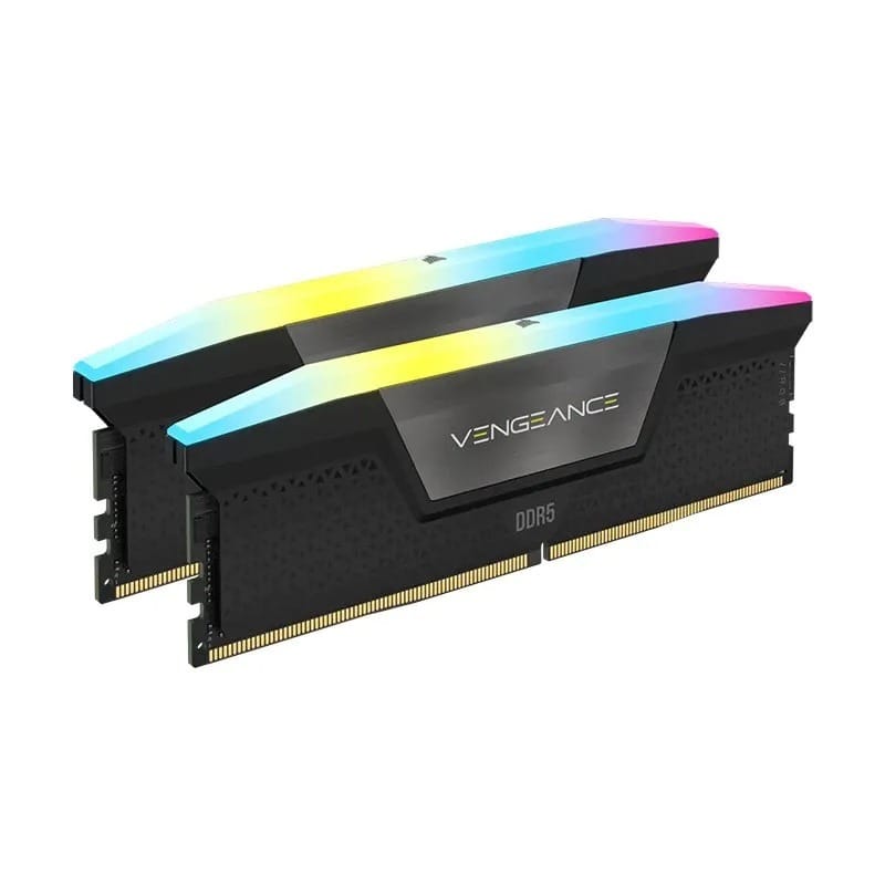 Corsair Vengeance RGB 64GB (2x32GB) DDR5-6400 CL42 Intel XMP Memory - Black