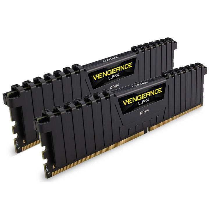 Corsair Vengeance LPX 32GB (2x16GB) DDR4 2400MHz C14 Desktop Gaming Memory Black (CMK32GX4M2A2400C14)
