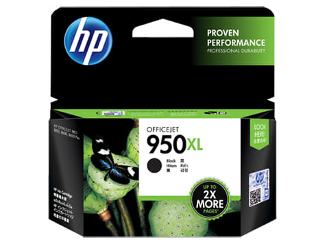 HP 950XL black ink/Pro8100/8600