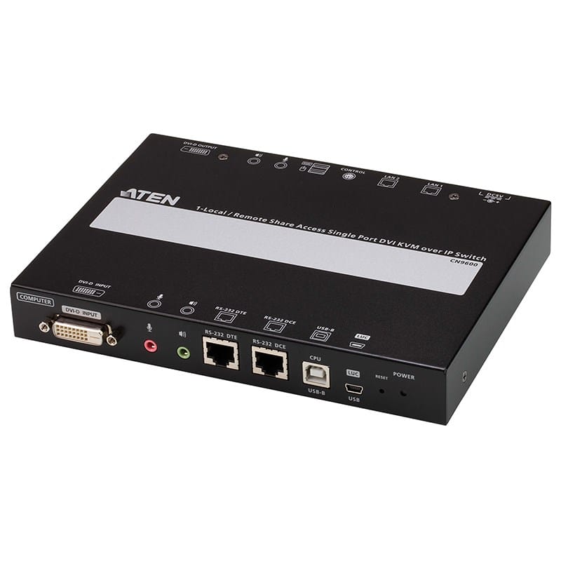 Aten 1-Local/Remote Share Access Single Port DVI KVM over IP Switch