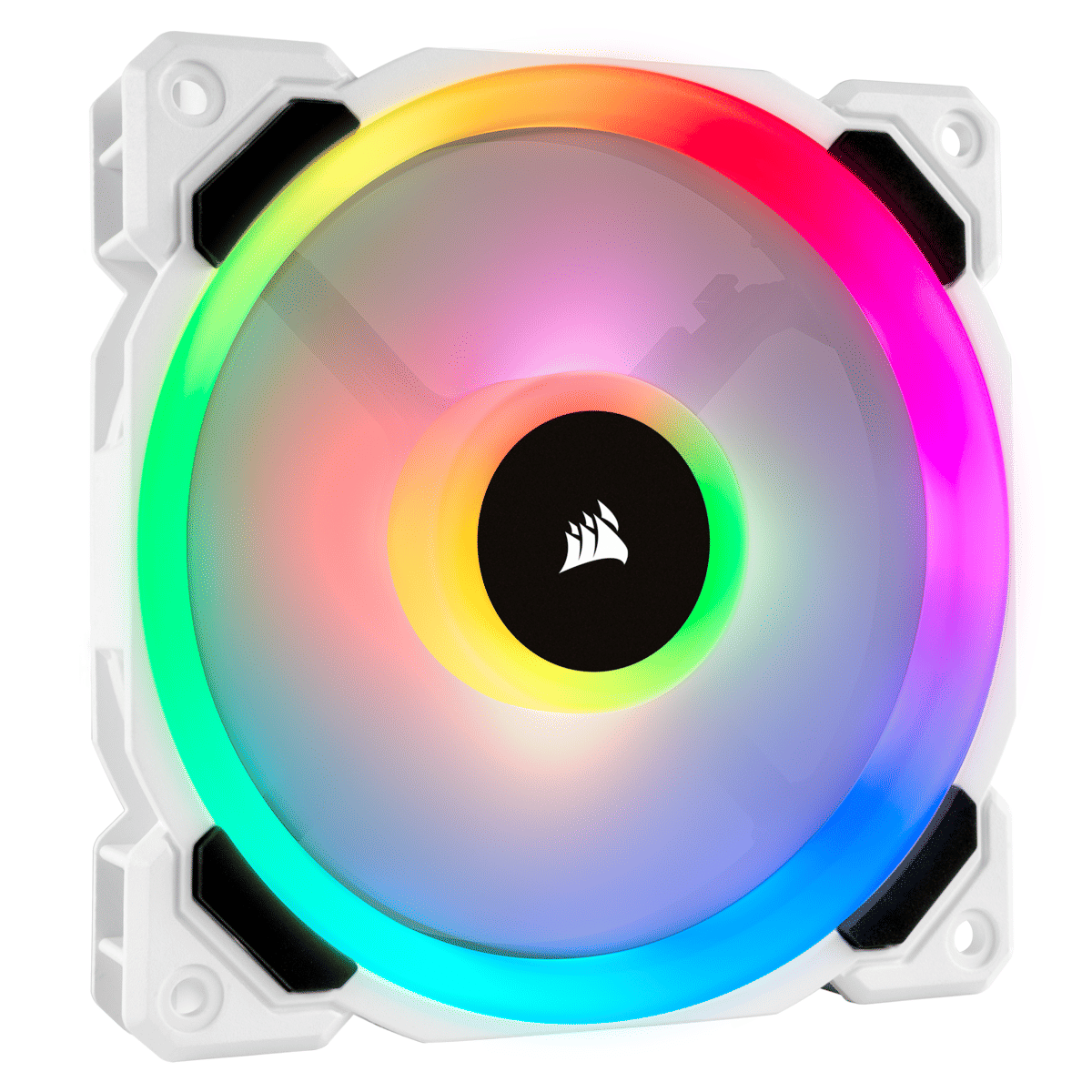 Corsair LL120 RGB 120mm Dual Light Loop RGB LED PWM Fan White - Single Pack