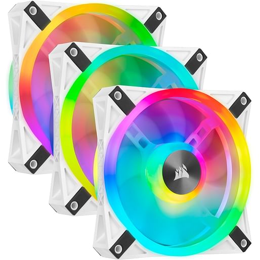 Corsair iCue QL120 RGB 120mm Fan (Triple Pack) With Lightning Node Controller