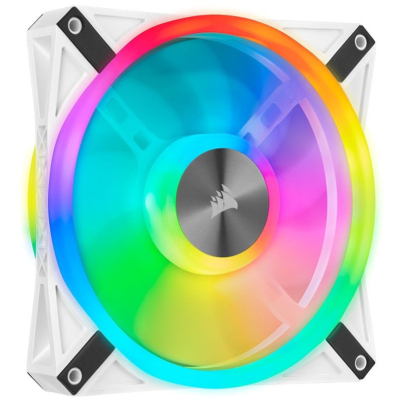 Corsair QL140 RGB 140mm PWM Fan - White (Single Pack)