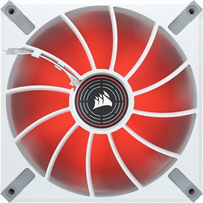 Corsair ML140 LED Elite White Red 140mm Red LED Case Fan