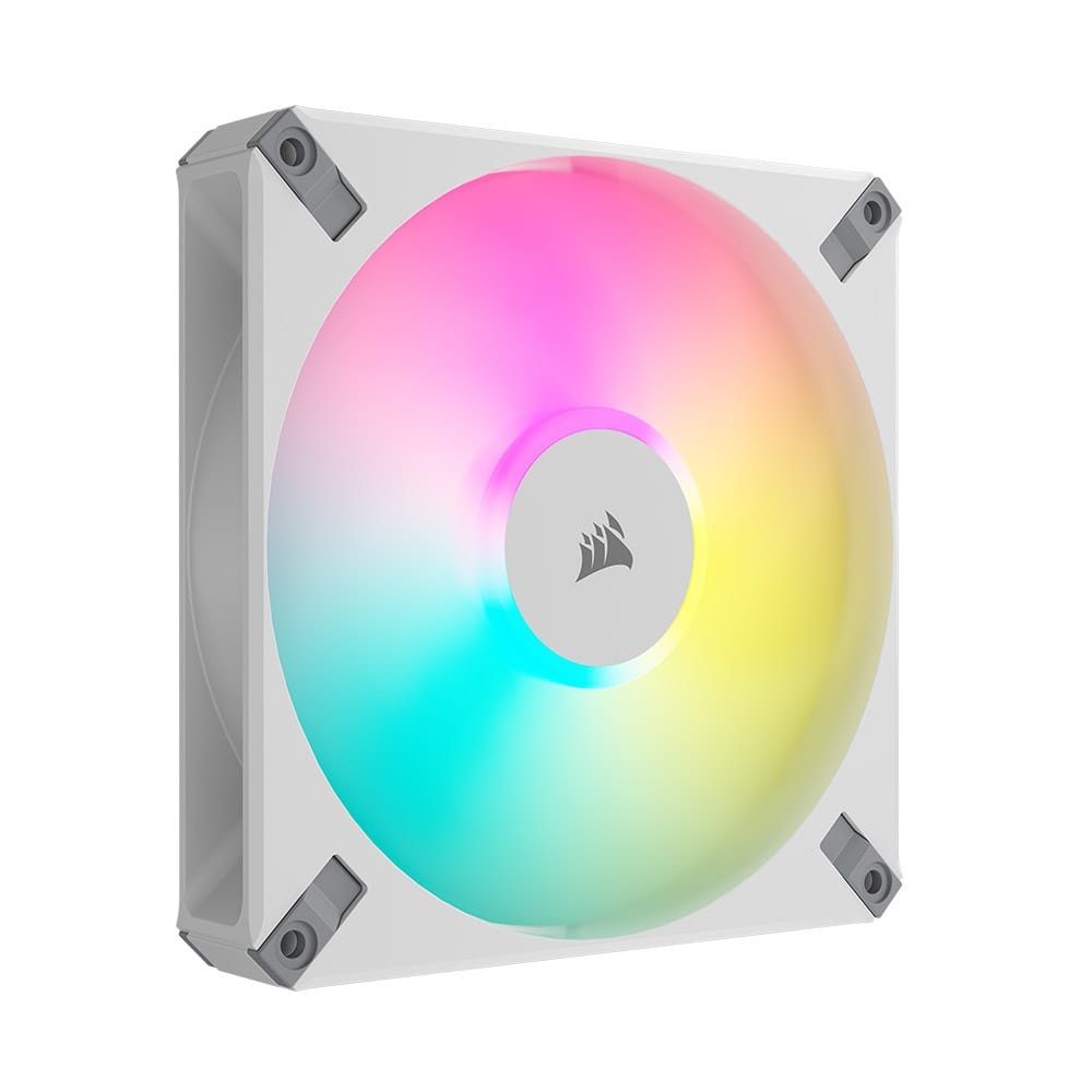 Corsair iCUE AF140 RGB ELITE 140mm PWM Dual Fan Kit - White

