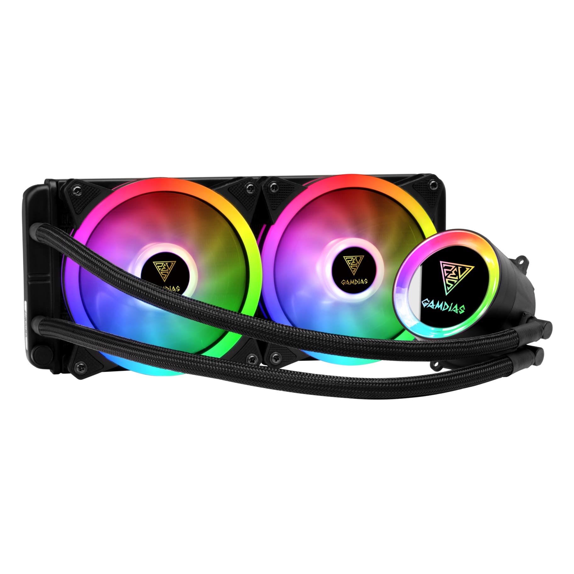 Gamdias CHIONE M2-240 Lite ARGB 240mm Liquid CPU Cooler - Black