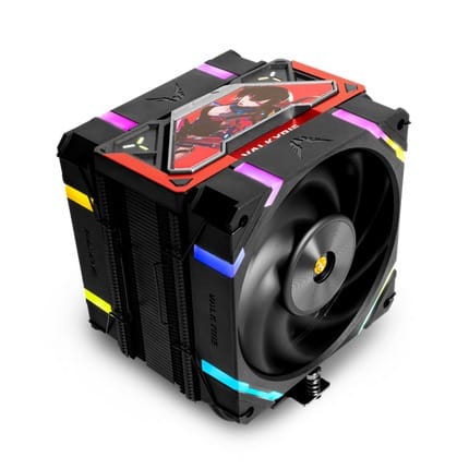 Valkyrie Vind SL125 CPU PWN Fan Tower Air Cooler - Black