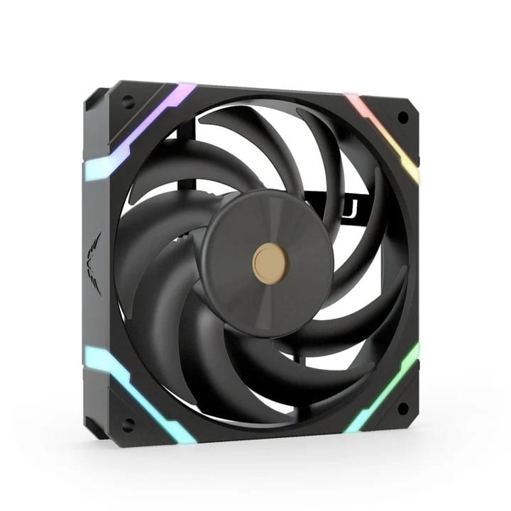 Valkyrie X12 FDB ARGB PWM 120mm Computer Case Fan - Black