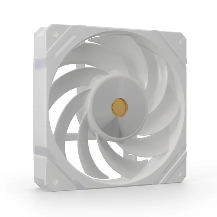 Valkyrie X12 Reverse FDB ARGB PWM 120mm Computer Case Fan - White