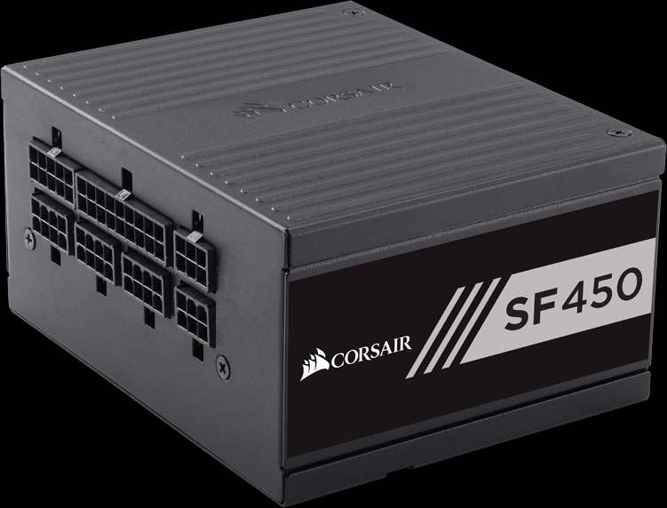 Corsair SF450 450W 80+ Gold SFX Power Supply, Black - CP-9020104-AU