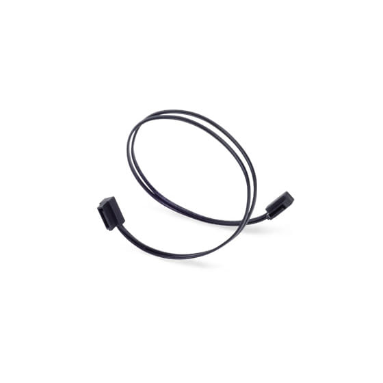 SilverStone CP11B-300 Low profile SATA 6G Cable, 300mm, Black