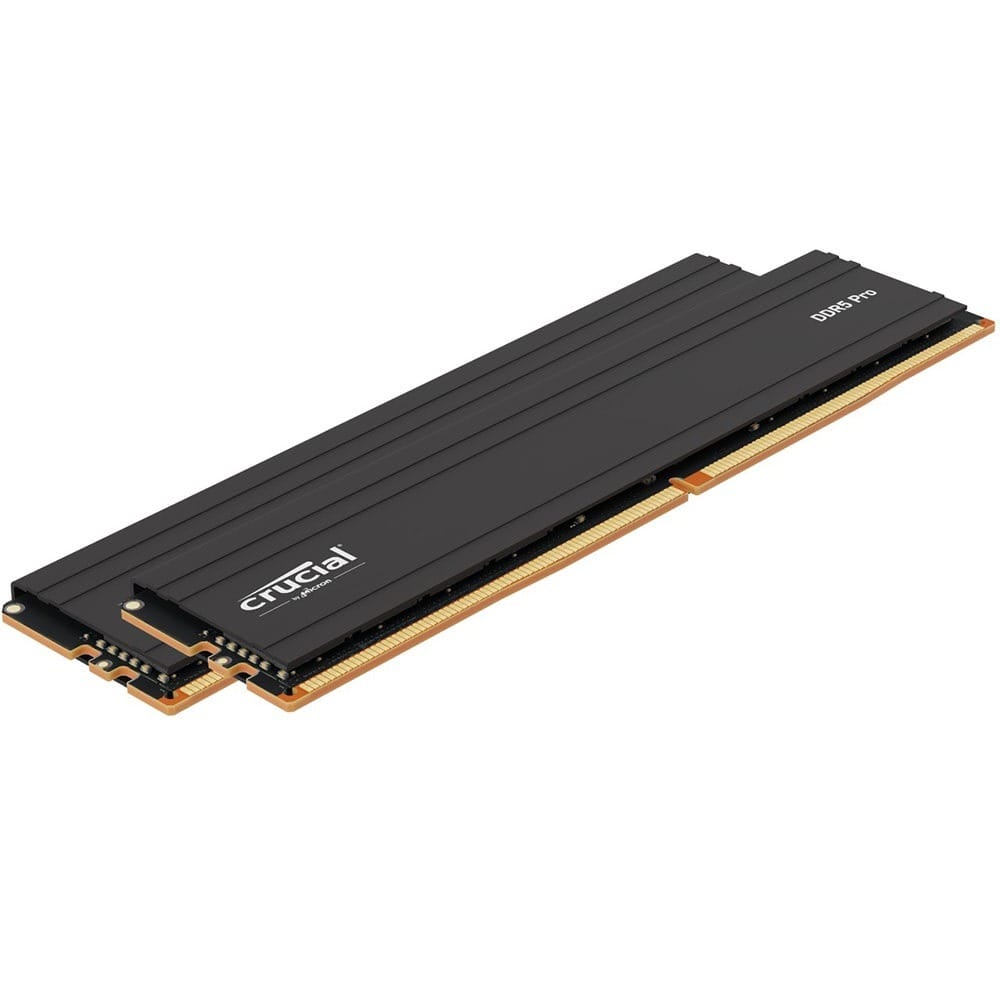 Crucial Pro 48GB (2x24GB) DDR5-6000 UDIMM Memory - Black