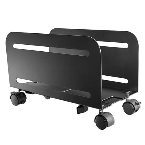 Brateck Universal Mobile CPU Stand - Matte Black