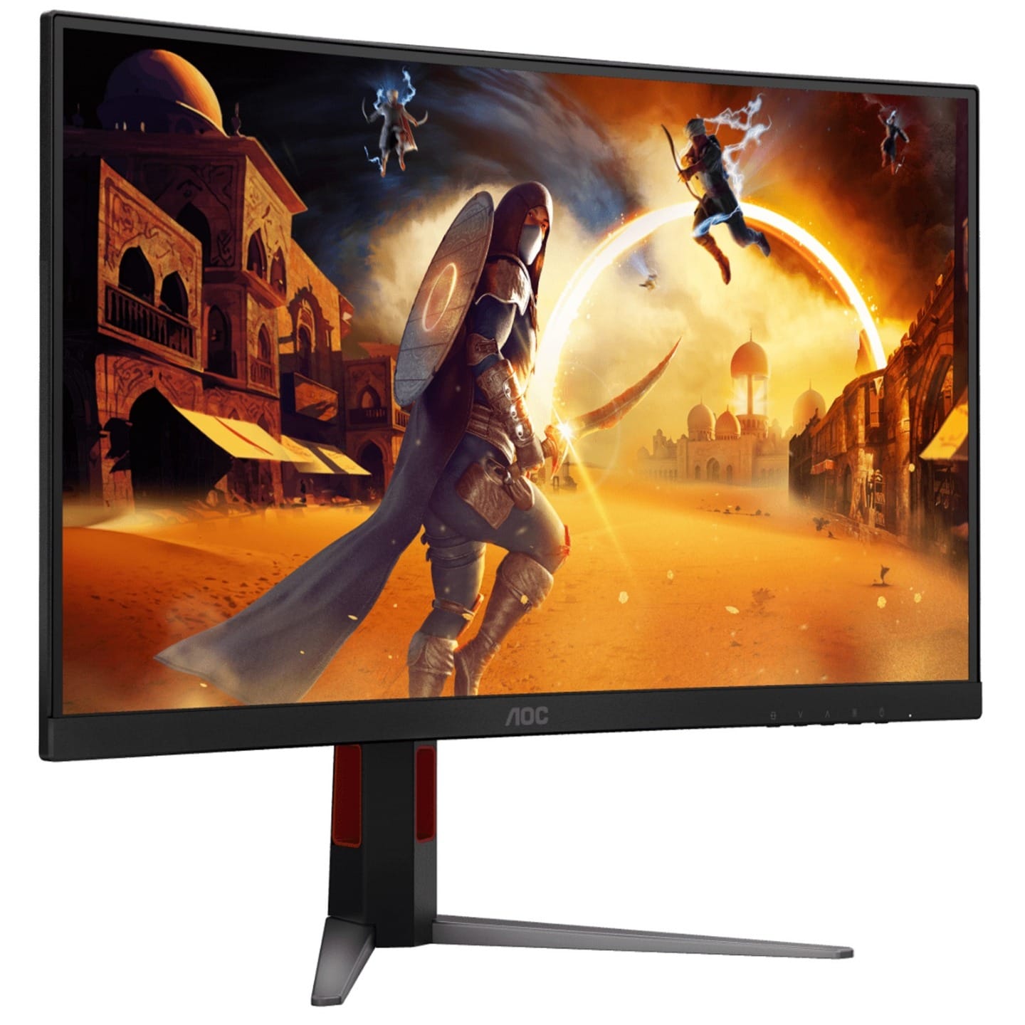 (Manufacturer Refurbished) AOC CQ27G4 27" QHD Curved 0.5ms 180Hz HDR 10 Adaptive Sync Gaming Monitor