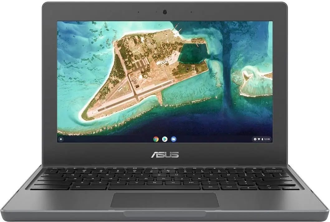(Damaged Box) Asus Chromebook 11.6" HD Laptop, Celeron N4500, 4GB RAM, 32GB eMMC, ChromeOS