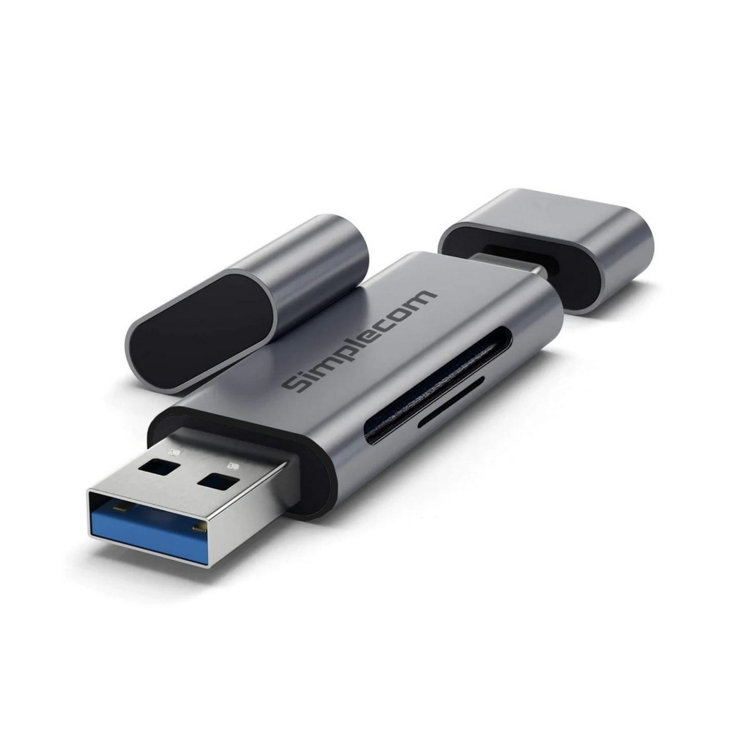 Simplecom CR402 USB-C/USB-A SD/MicroSD Card Reader
