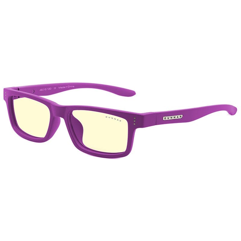 Gunnar Kids S Indoor Digital Gaming Eyewear - Amber Tint / Magenta Frame Colour (Ages 4-8)