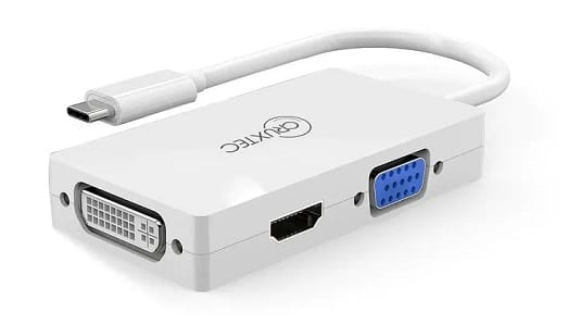 Cruxtec USB-C to HDMI/DVI/VGA Cable Adapter