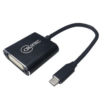 Cruxtec Type-C to DVI Cable Adapter